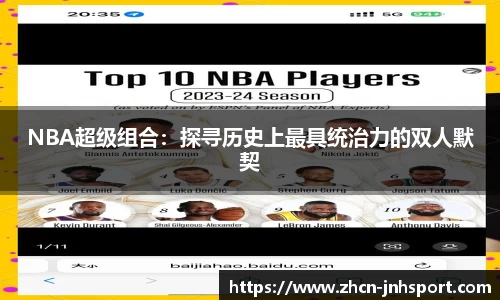 NBA超级组合：探寻历史上最具统治力的双人默契